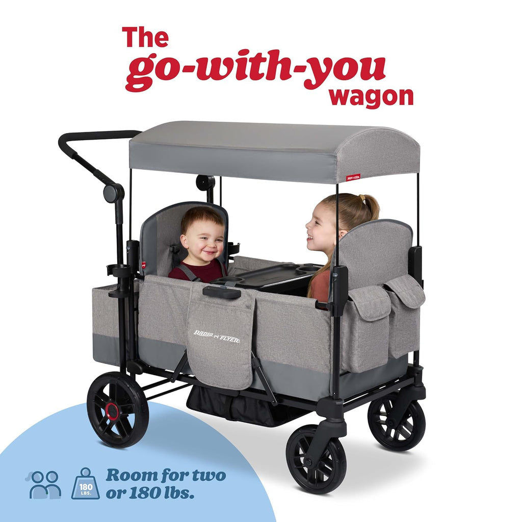 Pathfinder Seat Stroller Wagon, for Kids 6+ Months, UV Canopy