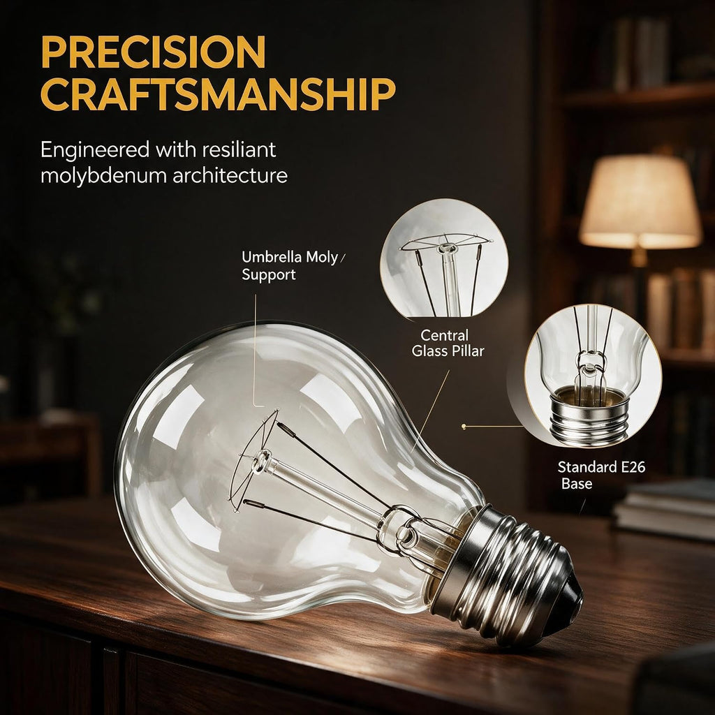 150 Watt Incandescent Light Bulbs, A21 150 WATT Incandescent Bulb Shatter Resistant Rough Service Light Bulb 150W (2