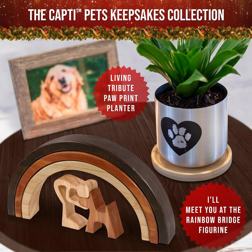 Rainbow Bridge Memorial Gifts - I'll Meet You at The Rainbow Bridge - Pet Loss Keepsakes for Dog Moms & Dads