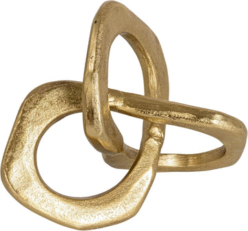 Gold Abstract Metal Figurine