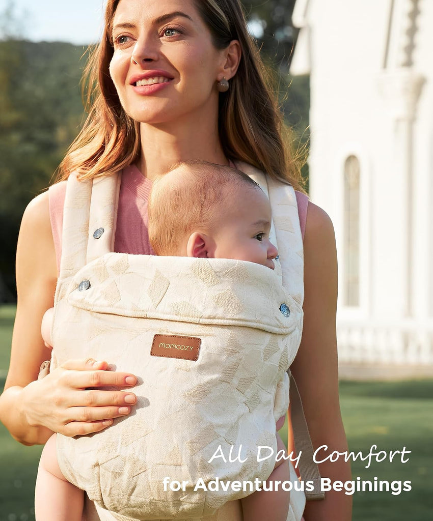 PureHug Baby Carrier - Ergonomic, Cozy and Lightweight for 7-45 lbs