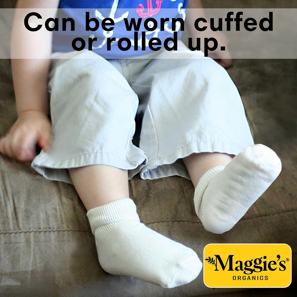 Organics Infant and Toddler Anklet Socks - 3 Pack