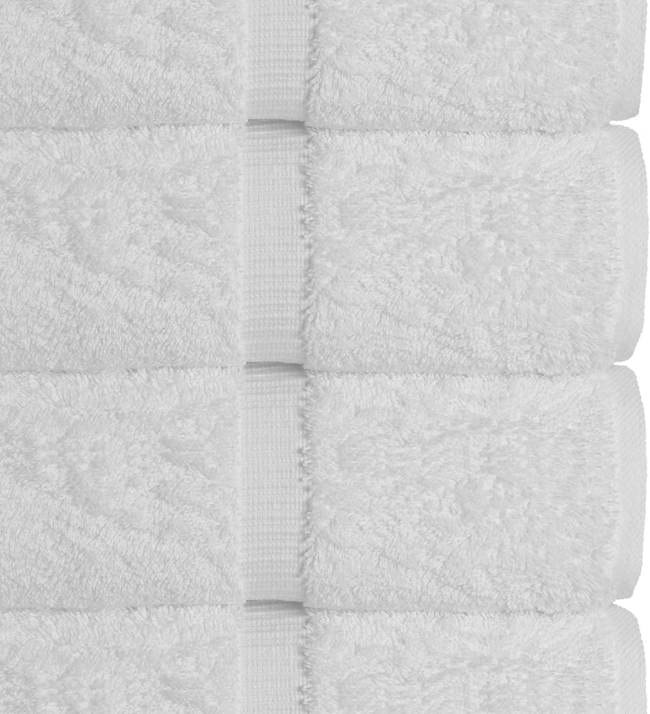 Luxury Spa and Hotel Quality Premium Turkish Cotton 6-Piece Towel Set (2 x Bath Towels, 2 x Hand Towels, 2 x
