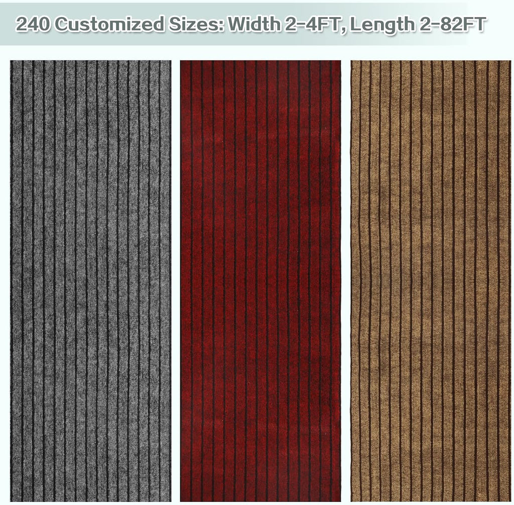 Custom Size Runner Rug 2 ft x 8 ft, 2-82ft Carpet Runners Hallway Entryway Kitchen Garage Laundry Room Area Rugs with
