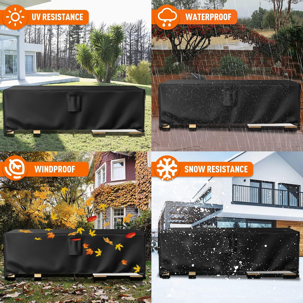 Patio Furniture Covers, Outdoor Furniture Cover Waterproof, General Purpose, Outside Table and Chair Covers, Heavy