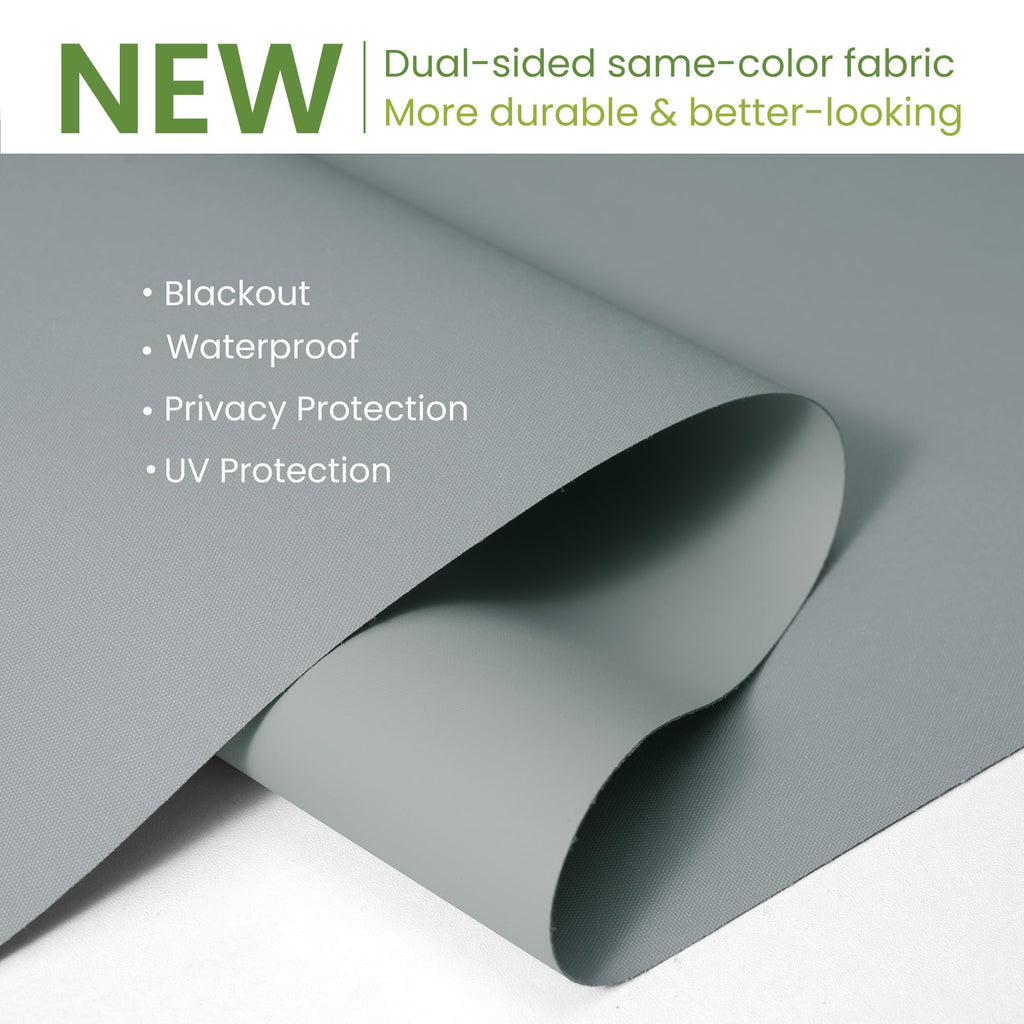 No Drill No Tools Blackout Roller Shades for Windows