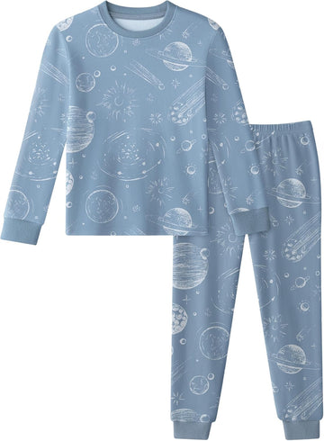 Toddler Pajamas 100% Organic Cotton Pjs Kids Set for Boys Girls