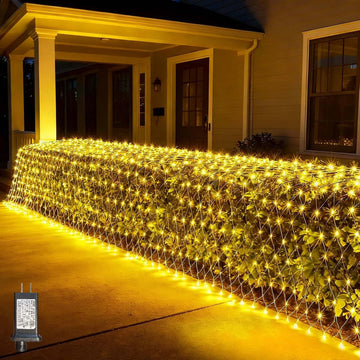 21FT x 5FT Christmas Net Lights Outdoor Mesh Lights Connectable