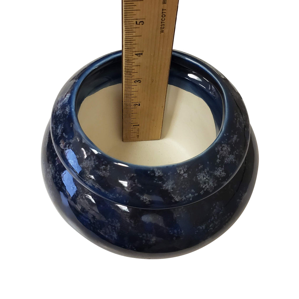 Blue 3.75" Opening Urn Shaped Self Watering Planter