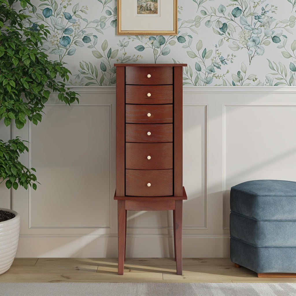 Merlot Jewelry Armoire