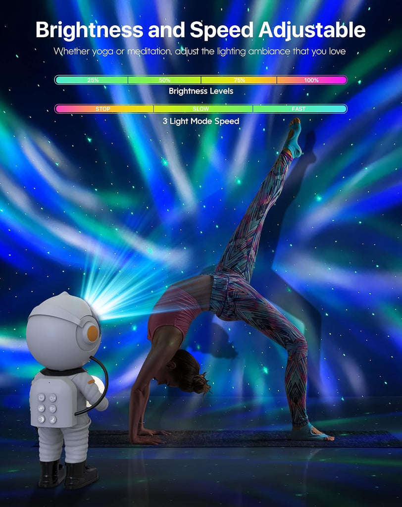 Astronaut Galaxy Projector, Star Projector Night Light for Kids