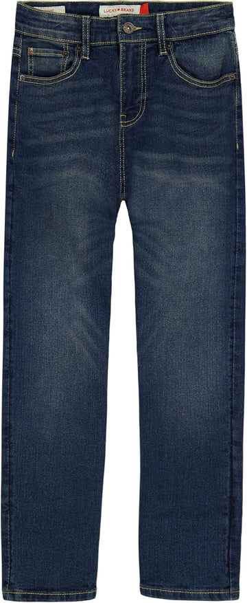 Boys' Classic Fit Straight Leg Denim Jeans