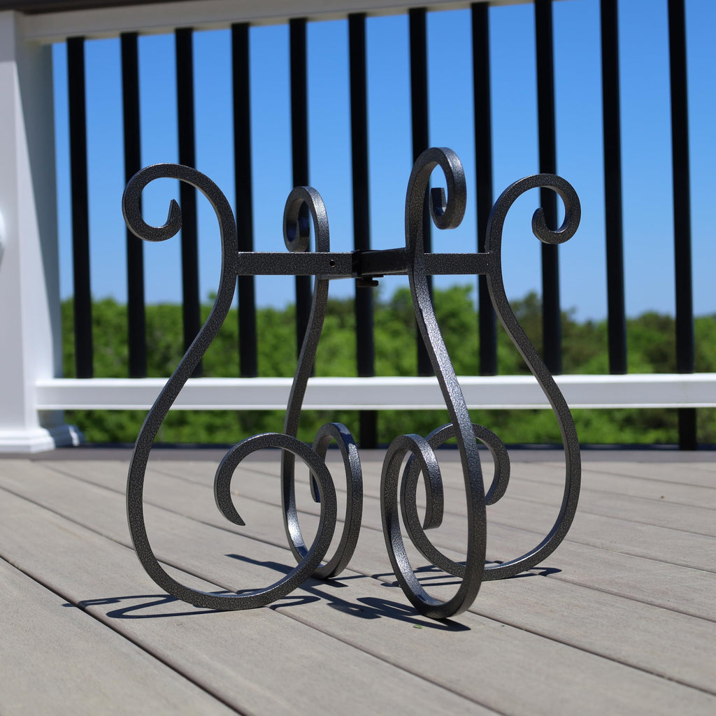 Adjustable Plant Stand Indoor Outdoor, Mid Century Modern Medal Holder for Large Planters