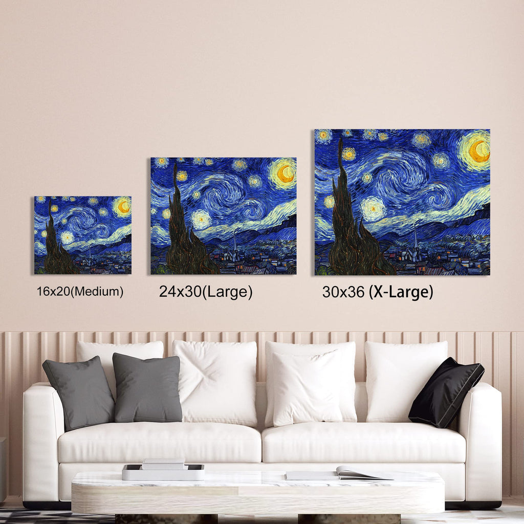 The Starry Night by Vincent Van — Wall Art | Casa Home Living