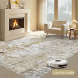 5x7 Rug for Living Room : Soft Abstract Washable Non-Slip Durable Rugs