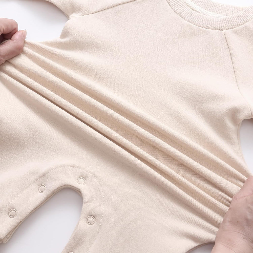 Organic Cotton Baby Boy Girl Romper Jumpsuit Outfit Clothes