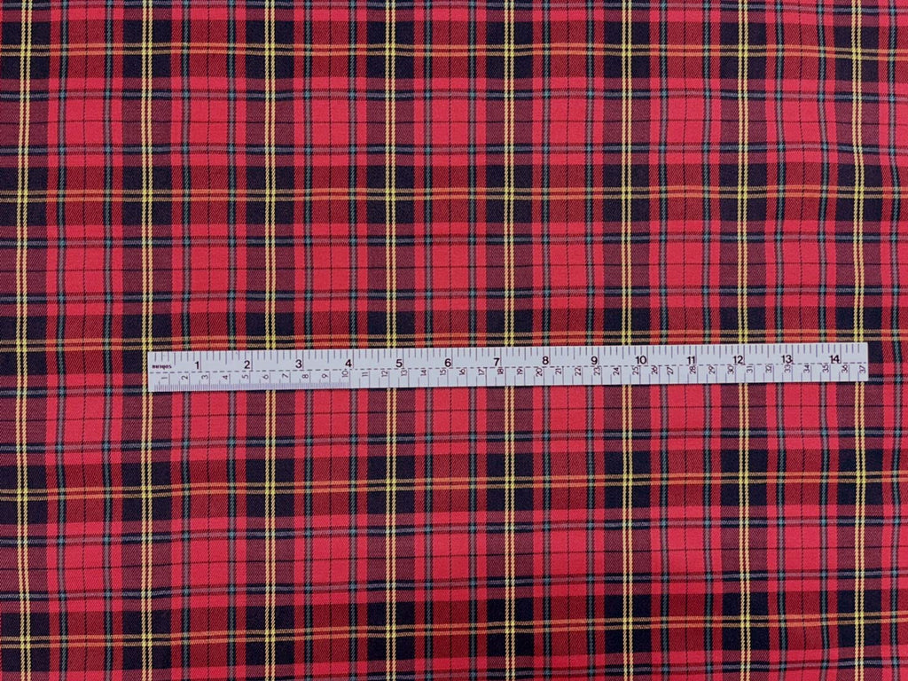 60 Inch Plaid Scottish Traditional Pattern Tartan Motif Printed 100% Woven Cotton Fabric for Clothing Tablecloth
