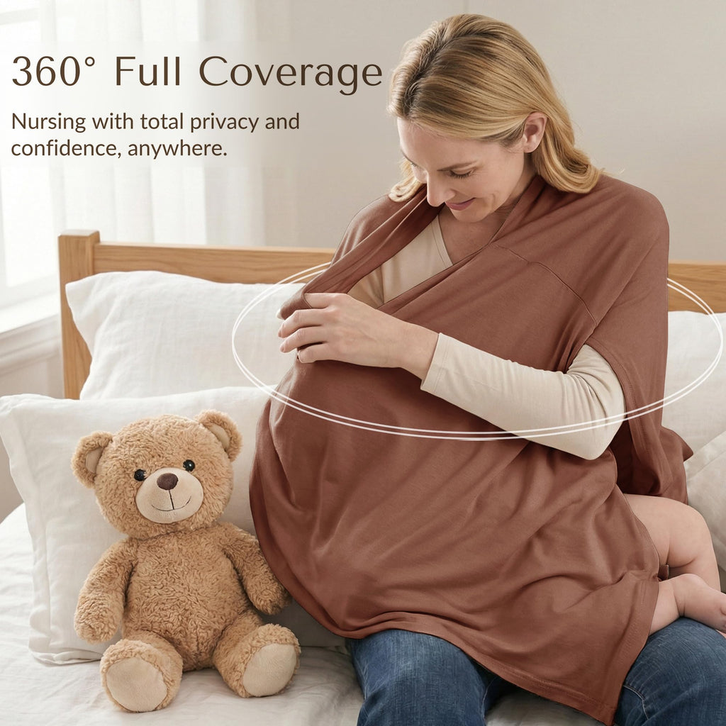 Rayon Made from Bamboo Nursing Cover for Breastfeeding