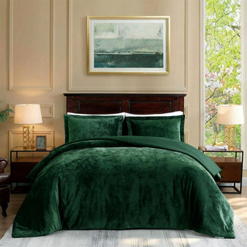 Velvet Comforter Queen, Luxuriously Soft Queen Comforter Set, Lightweight Bedding Set for All Seasons, Comforter