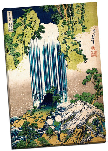 Hokusai Katsushika The Waterfall Of Yoro Canvas Print Picture Wall Art Large 30X20 Inches