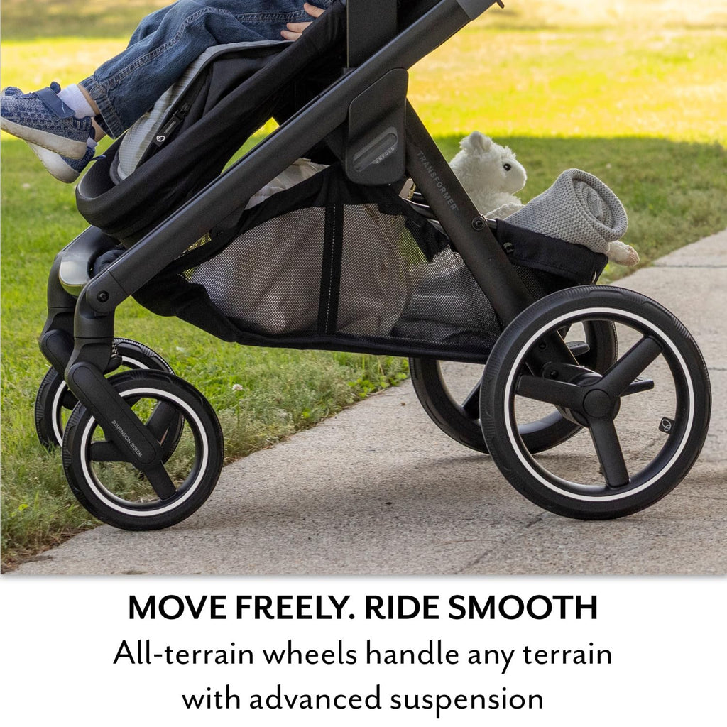 Evenflo Transformer Stroller to Wagon Travel System w/LiteMax NXT Car Seat