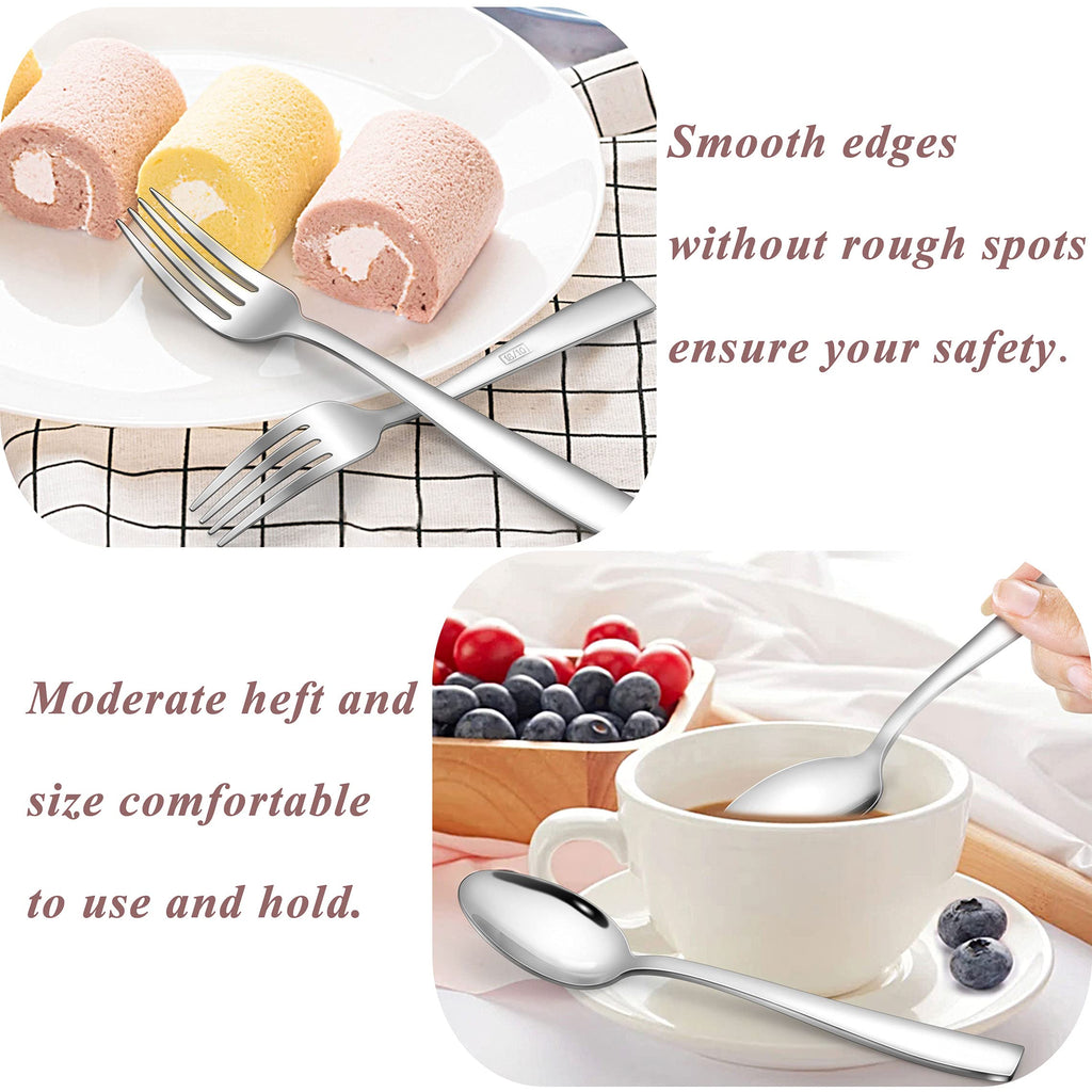 40-Piece 18/10 Stainless Steel Silverware Set for 8
