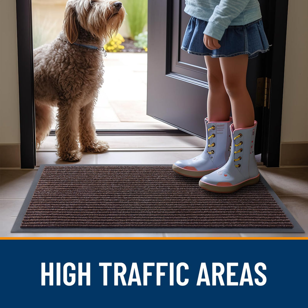 Front Door Mat 59x23, Waterproof Heavy-Duty Indoor Outdoor Doormat