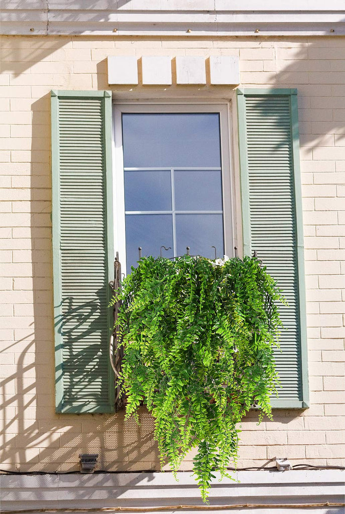 Fake Boston Ferns, Artificial Hanging Plants, Fake Hanging Fern Vines