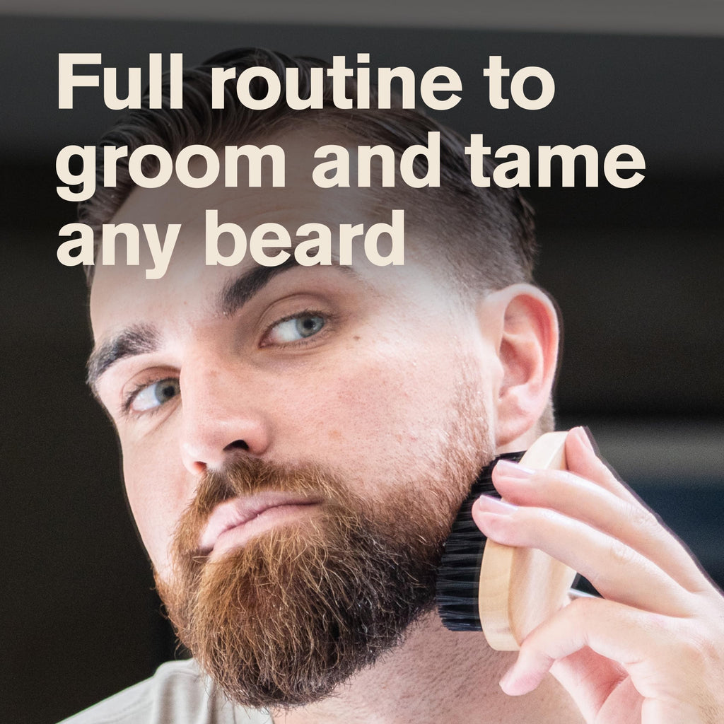 Essential Beard Care Kit for Men, Sandalwood Teak, Gift Set