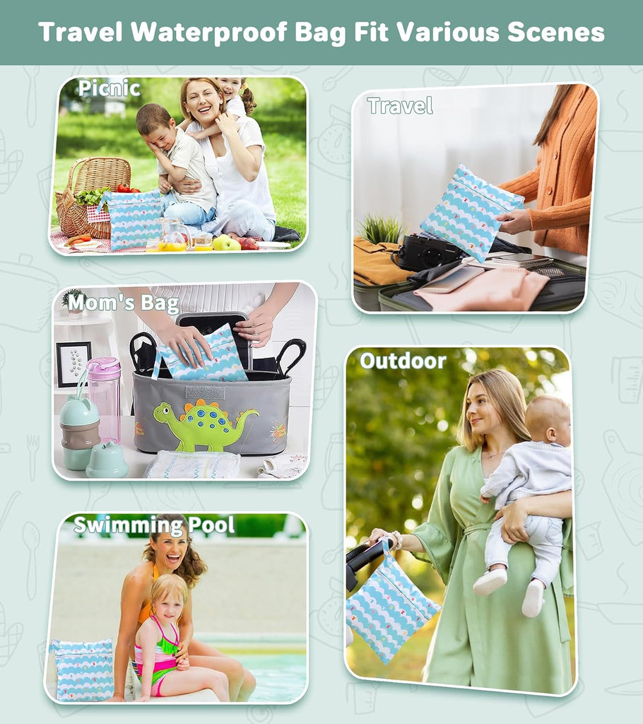 Feeding Set, BPA Free Baby Dishes Set with Suction Bowl Divided Plate, Adjustable Bib, Soft Spoons and Forks, Cup