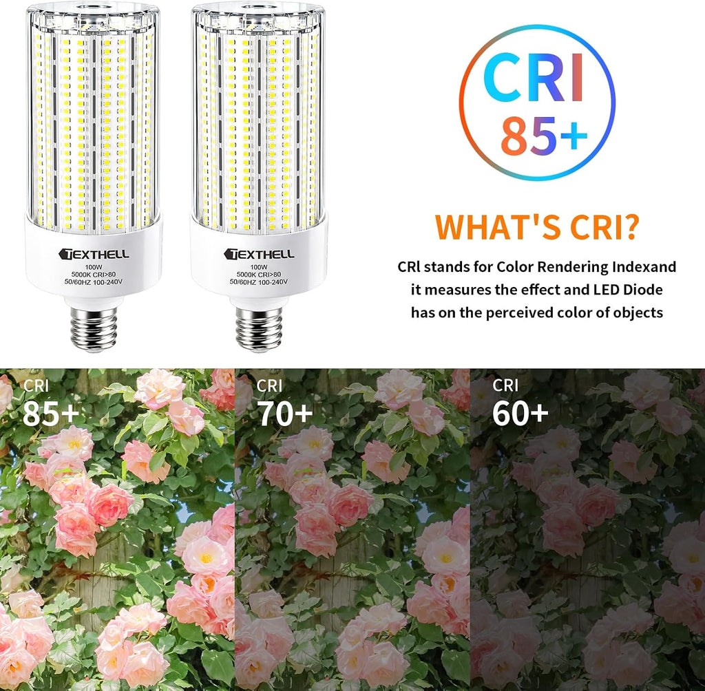 100W Led Corn Light Bulb E26/E39 Led Light Bulb 1000W Equivalent Corn Bulb