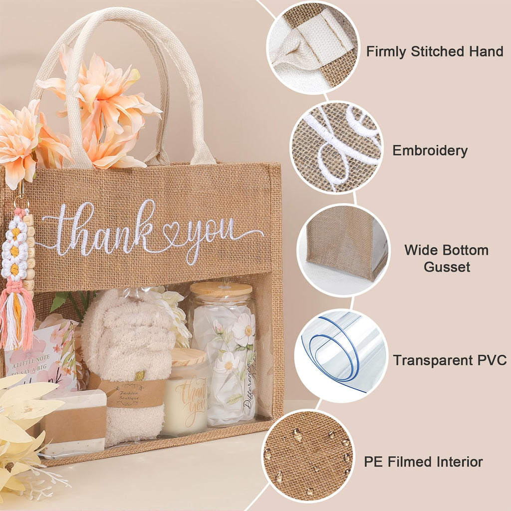 Thank You Gifts for Women, Bosses Day Gifts for Women, Teacher Employee Appreciation Gift, Thank You Gift Basket for