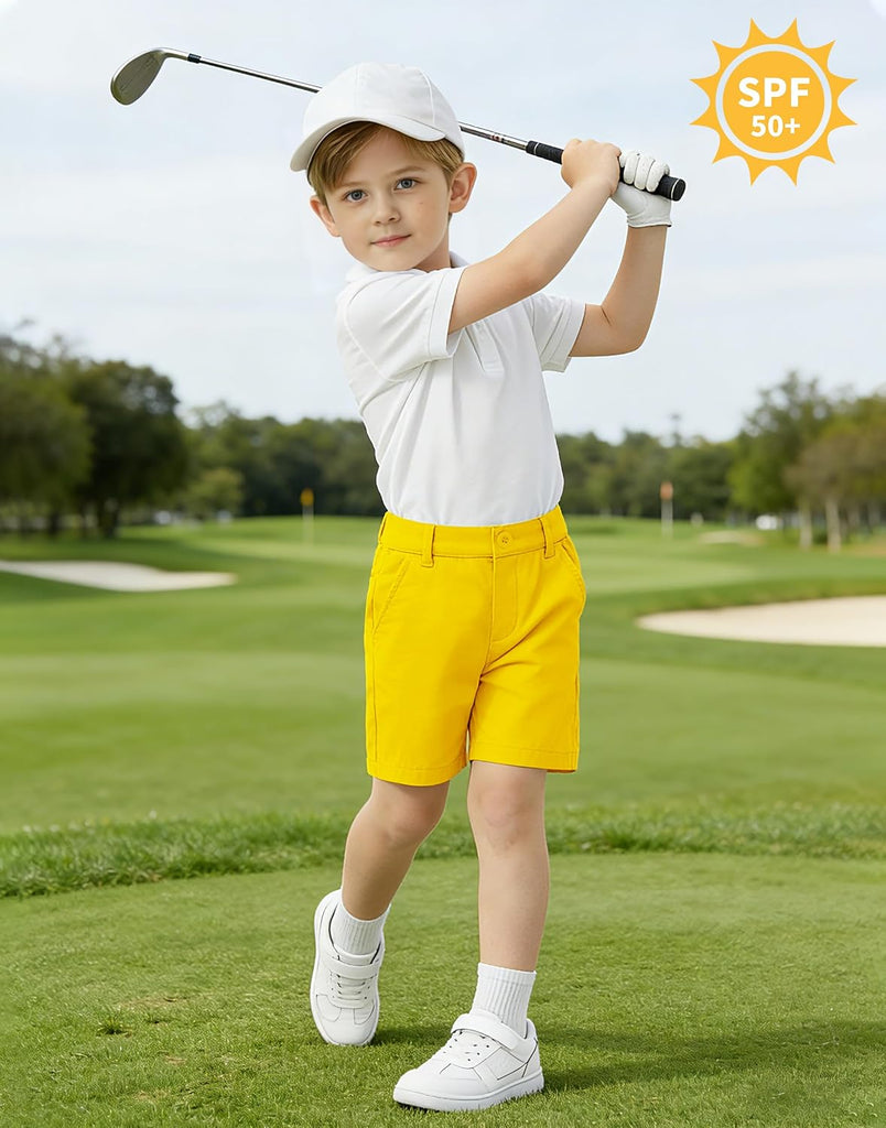 Toddler Boys Performance Golf Shorts Girls All Day Comfy Casual Short