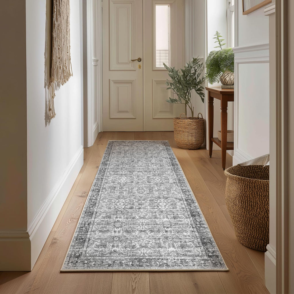 Machine Washable Hallway Runner Rug: 2'x6' Kitchen Rugs