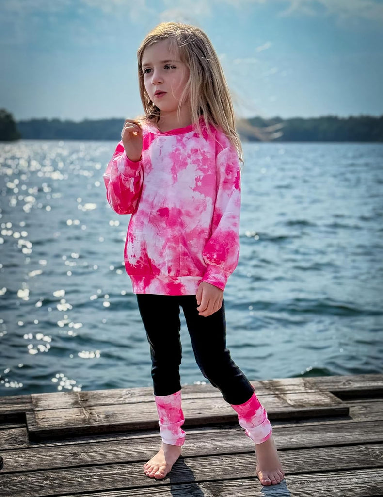 Toddler Girls Clothes 2 Piece Outfit Sweatshirt Patchwork Leggings
