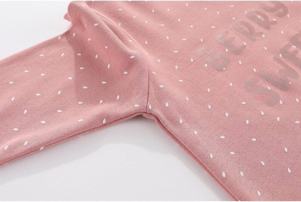 3 Pack Long Sleeve Baby Footed Rompers