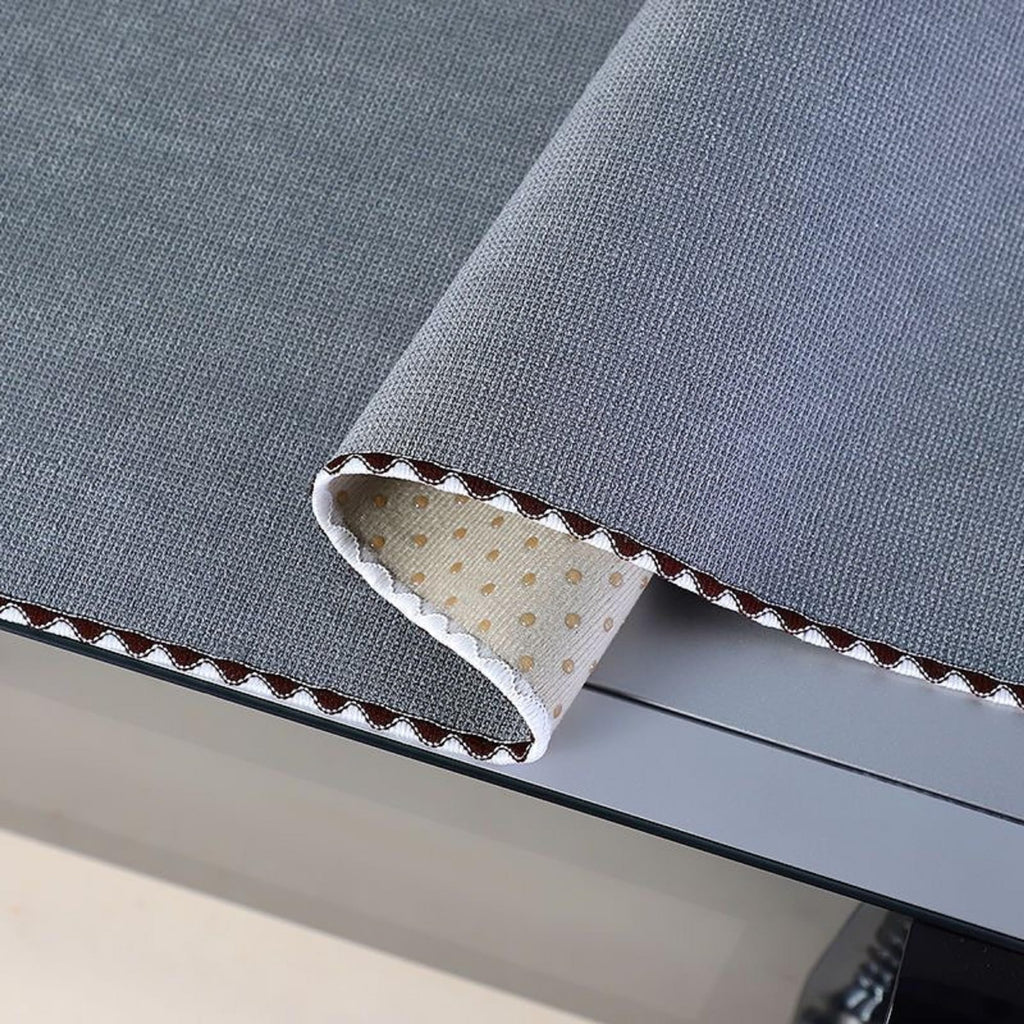 Microwave Oven Cover Dust Oil Proof Cotton Linen Waterproof Fabric Cloth Machine Protector Decorative Kitchen