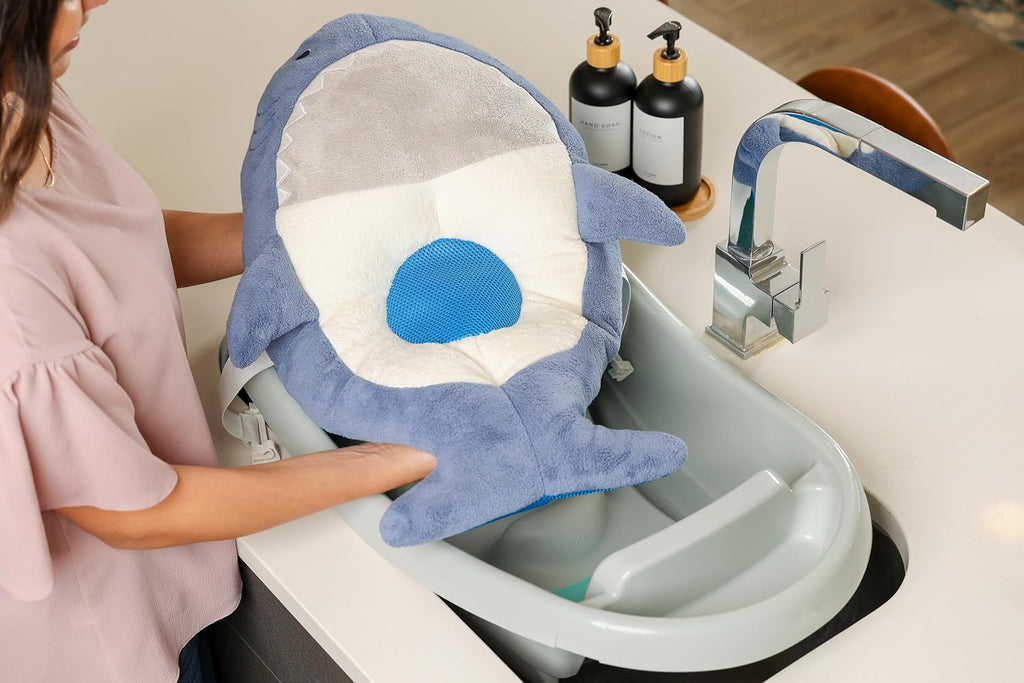 Bath Cushion - Triple Mesh Baby Bath Seat for Newborns & Infants | Quick-Dry | Breathable Microfiber | Food-Grade