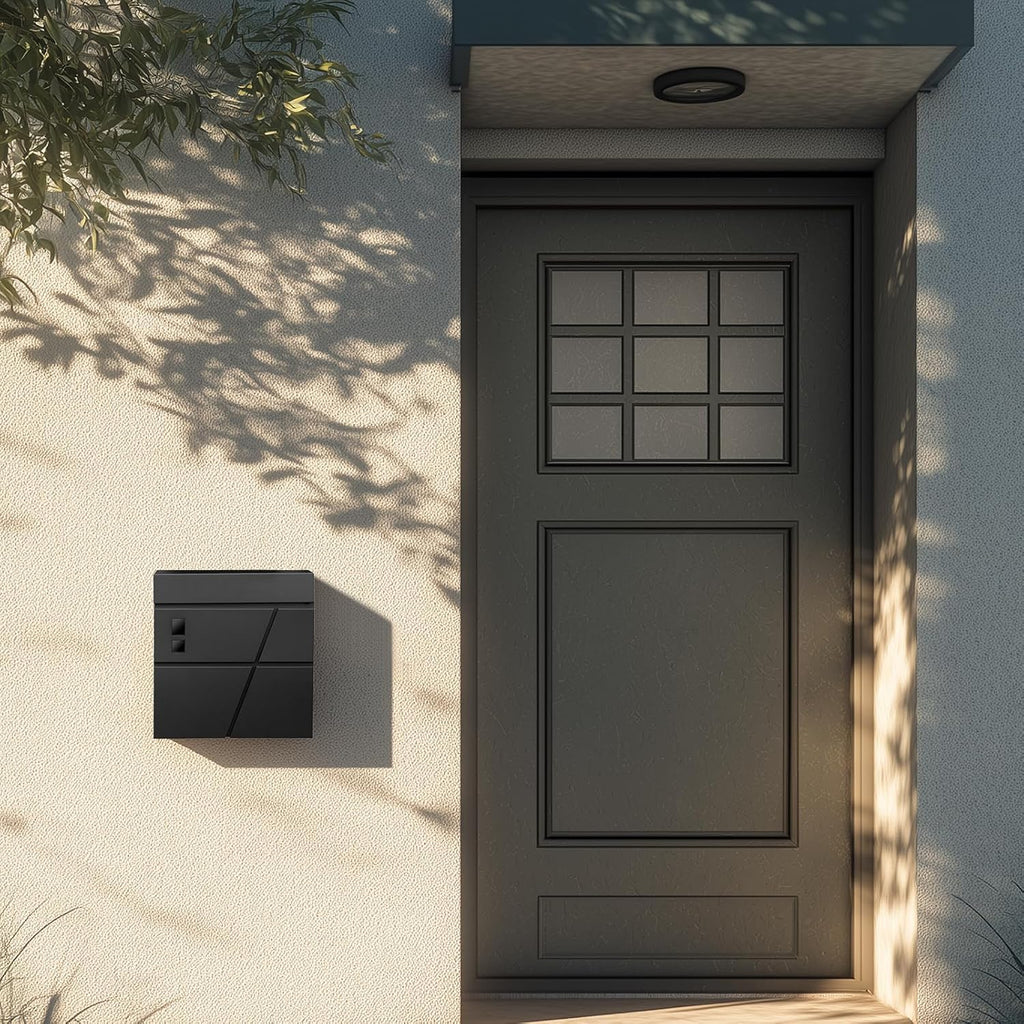Wall Mount Mailboxes, Modern Drop Mailbox Key Drop Mail Box