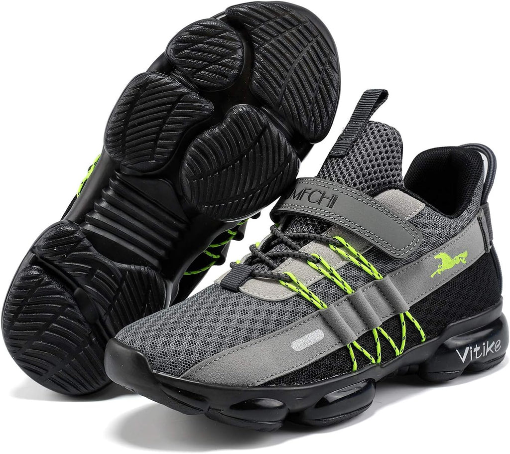 Boys Girls Kids Sneakers Knitted Mesh Running Tennis Athletic Shoes