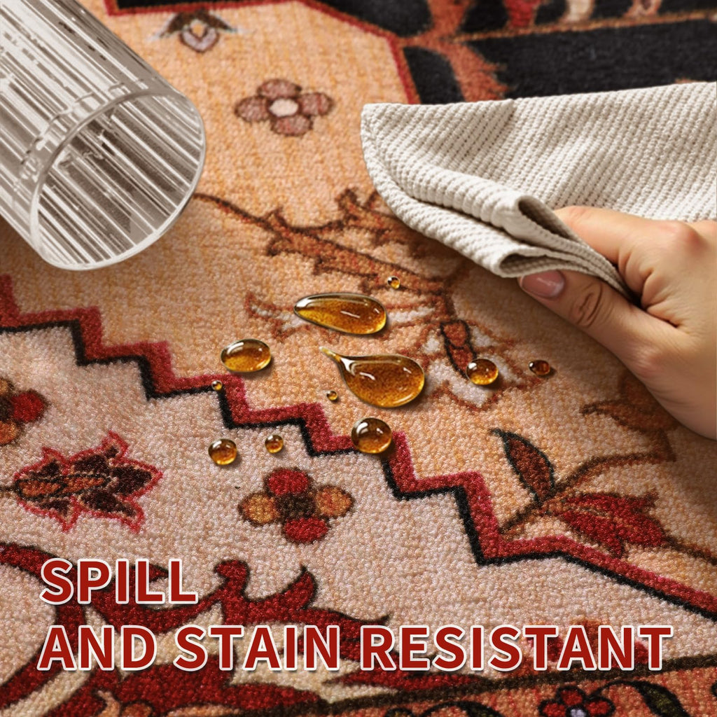 Washable Kitchen Runner Rug 2x5ft, Small Carpet