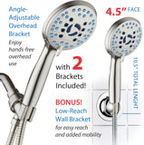AquaCare High Pressure 8-mode Handheld Shower Head, Anti-clog Nozzles, Built-in Power Wash to Clean Tub, Tile & Pets
