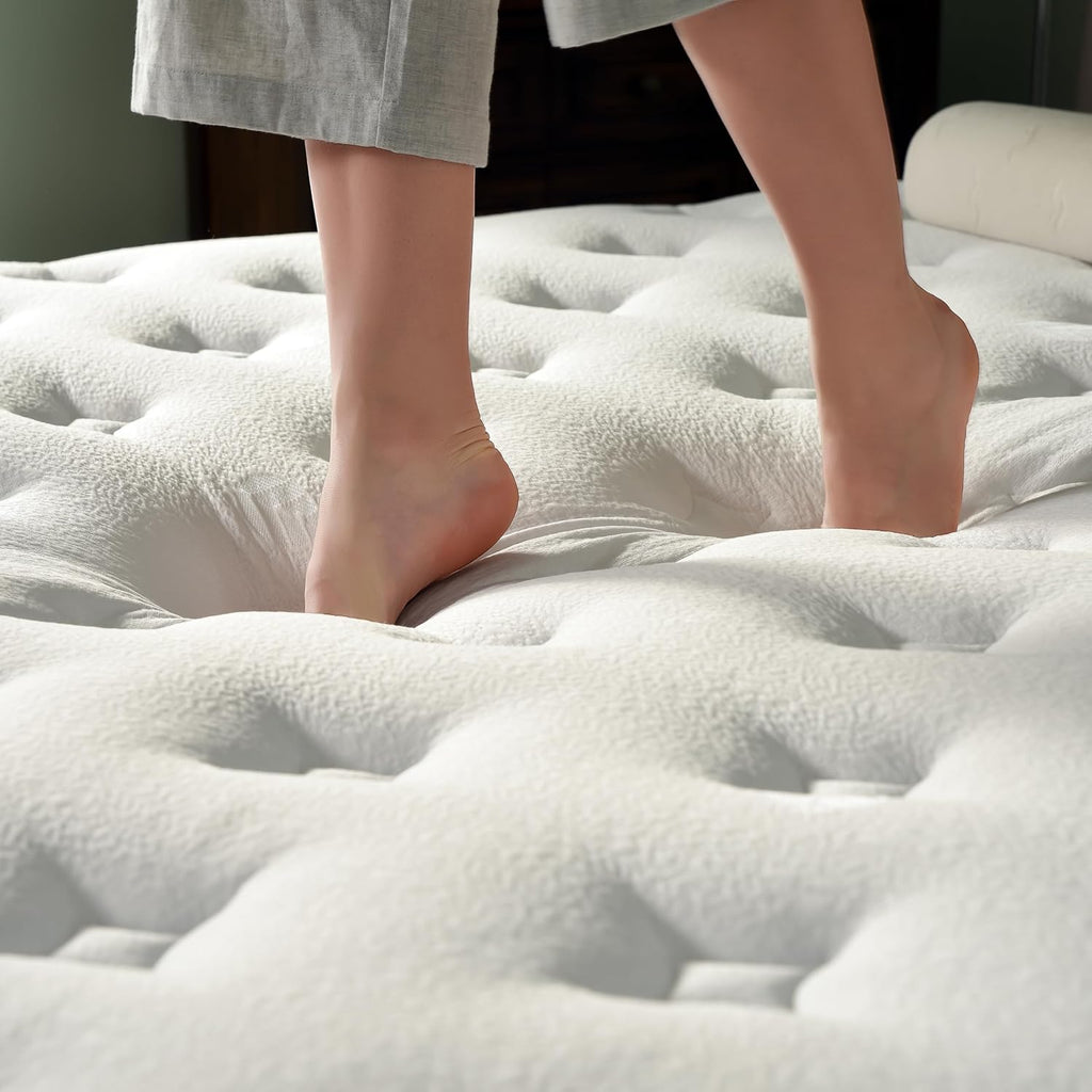 Queen Mattress, 12 Inch Hybrid Queen Mattress in a Box, Gel Memory Foam with Individually Wrapped Pocket Springs