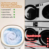 Portable Washing Machine, Folding 20L Mini Washer and Spin-Dryer,3 Cleaning Modes Small Compact Laundry Machine of