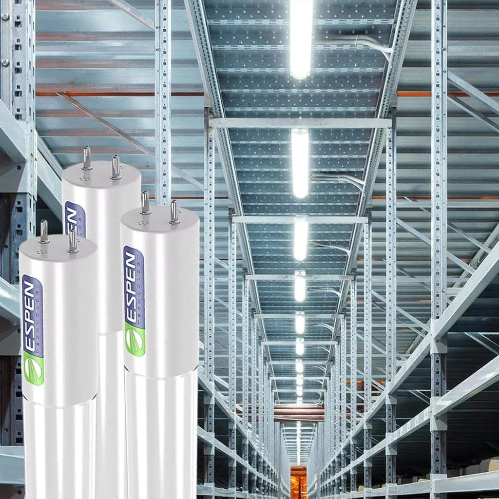 25 Pack 4FT LED T8 Type B Light Tube, Ballast Bypass, Internal Driver, 14W, 1800 Lumens, 3500K/4000K Options, Glass