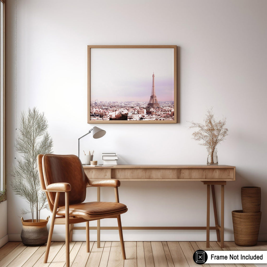 Master View of Paris Poster - Eiffel Tower Print - City Scene - Travel Theme - Photography Image - Architecture