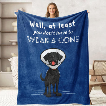 Get Well Gifts for Women Men After Surgery, Sympathy Gift Blanket Surgery Recovery Gifts for Him Her, at Least You
