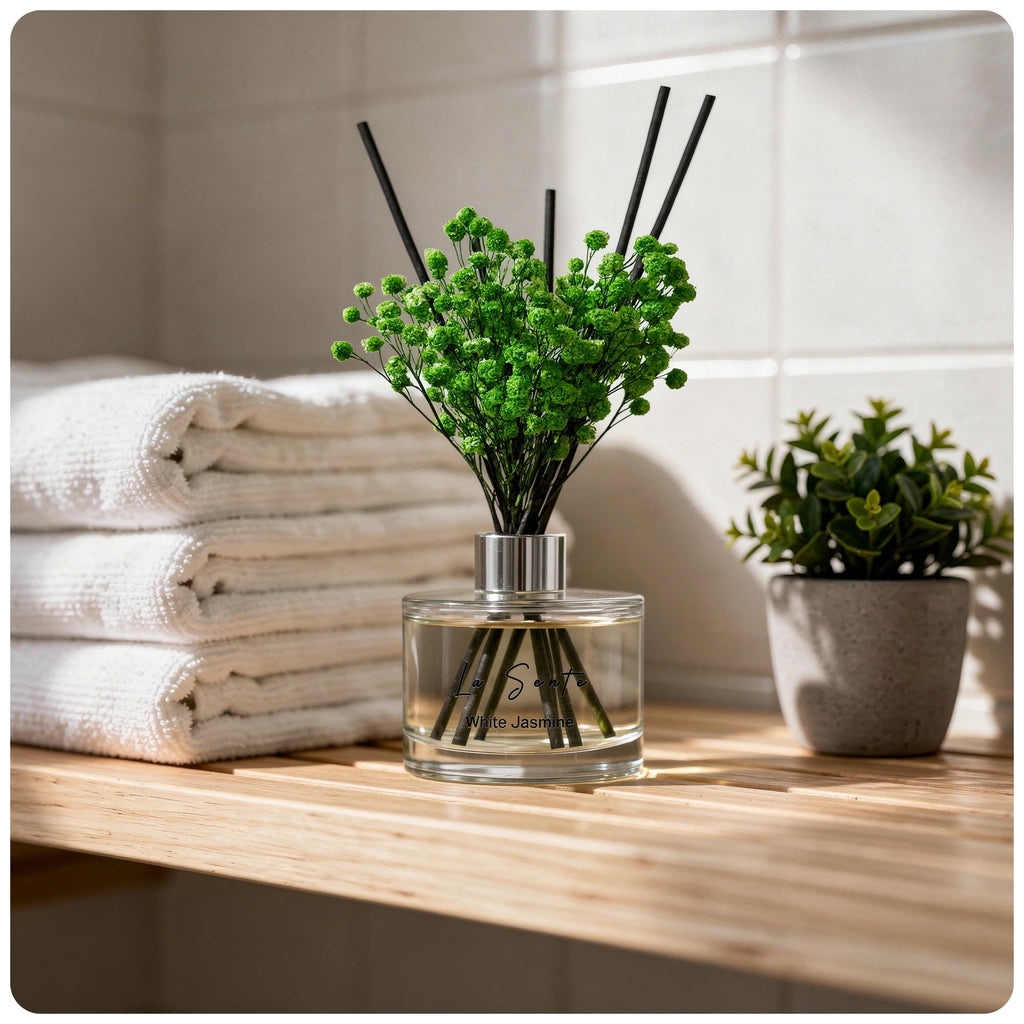 Reed Diffuser Set, White Jasmine 6.7 fl oz/ 200 ml