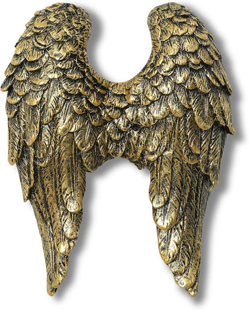 6 Inch Vintage Angel Wings Wall Sculpture