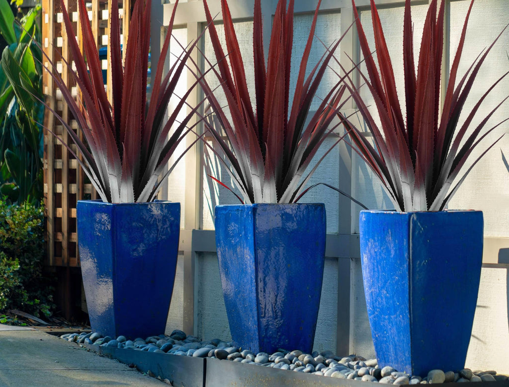 1 Pc 26 Inch Artificial Red Aloe Vera Plant in Pot